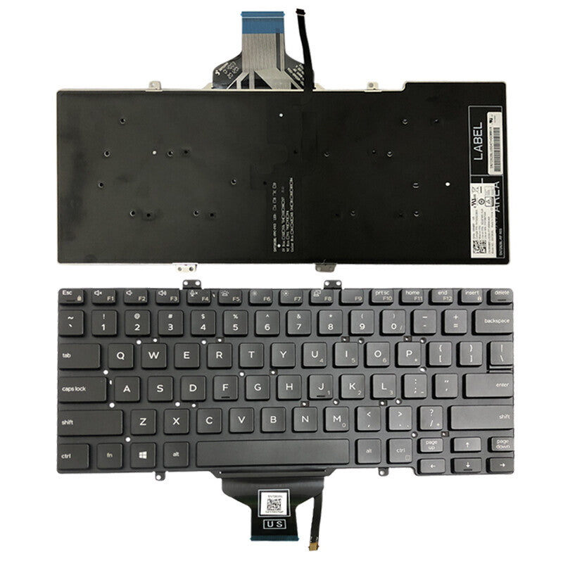 Dell Latitude 7400 backlit replacement laptop keyboard RN86F, US layout
