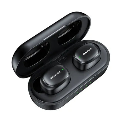 Awei T13 Pro TWS Wireless Earbuds – IPX6 Waterproof Touch Sports Earbuds – Black