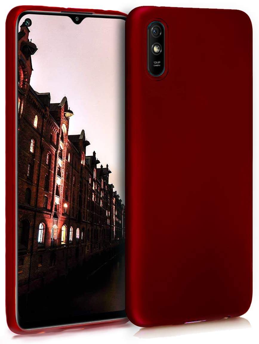 Silicone Case for Xiaomi Redmi 9T - Burgundy